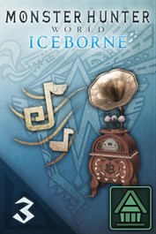 MHW:I مشغّل موسيقى: مجموعة صوت موسيقى الخلفية إضافية النسخة 3