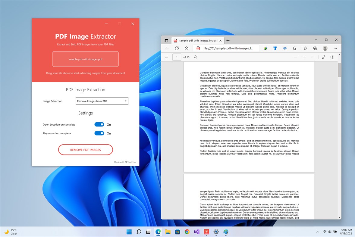 #3. PDF Images Extractor (Windows) 由: EvlarSoft LLC