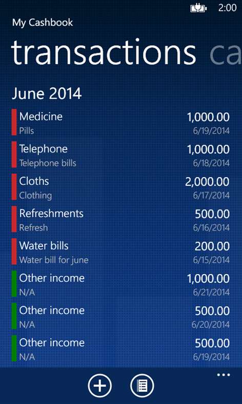 My Cashbook Pro Screenshots 2