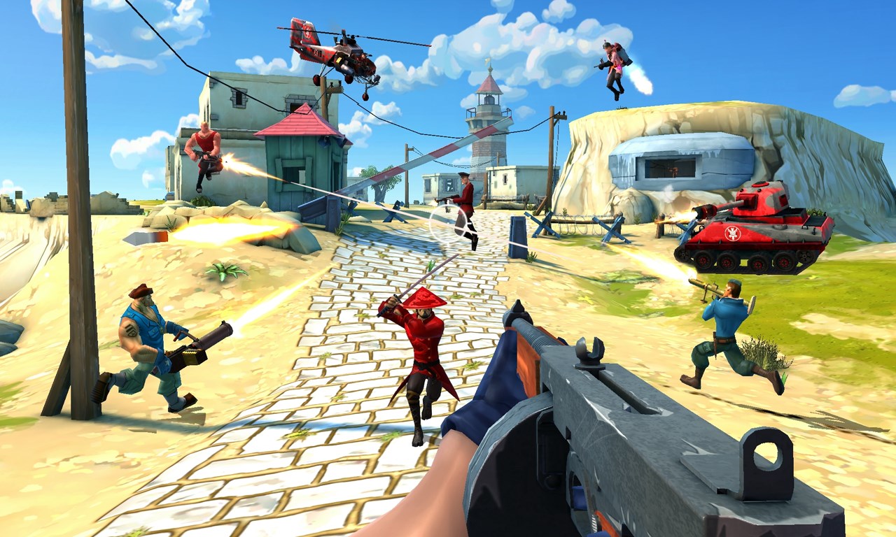 Screenshot: Join the fun, Guns Blazing!