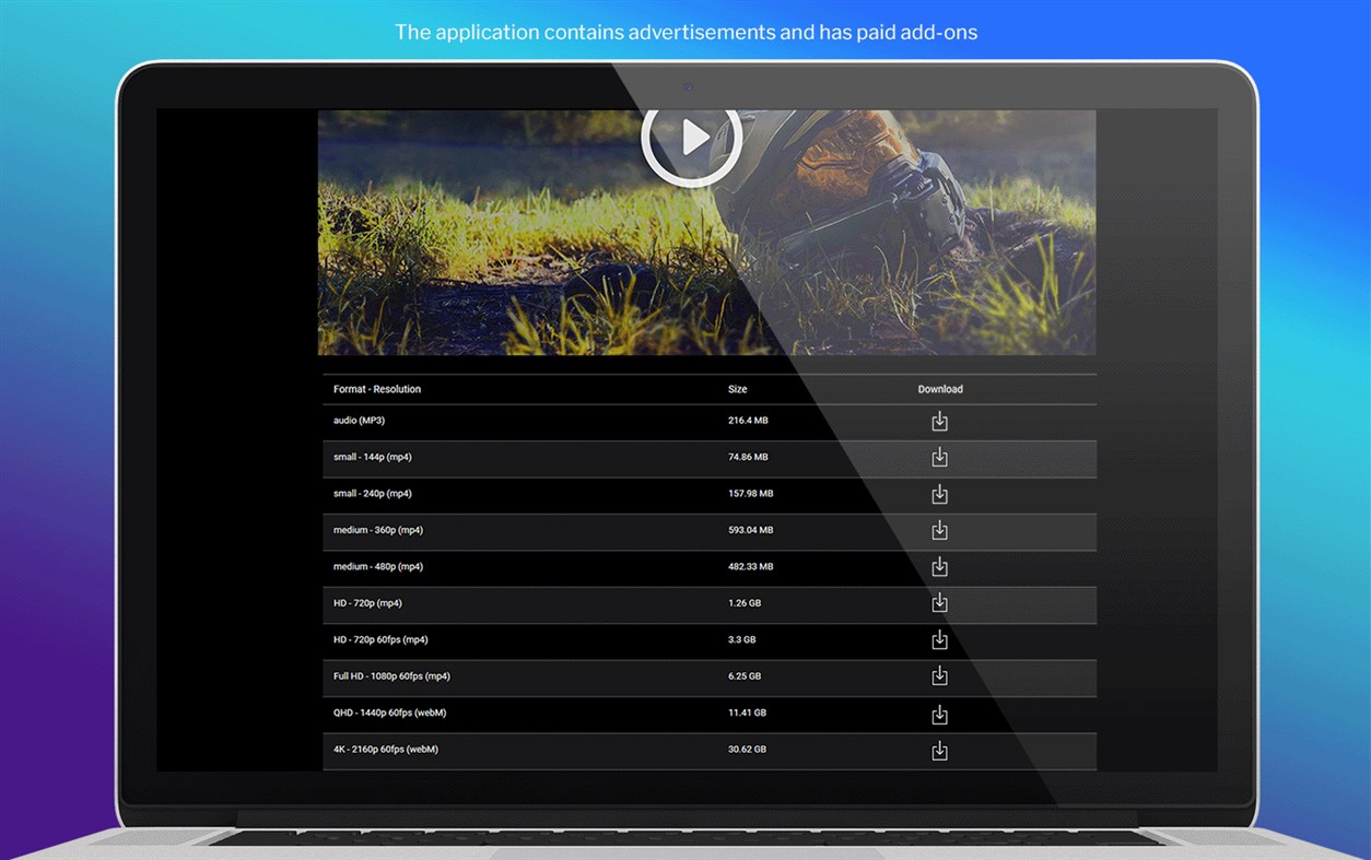 #4. Tuber - MP3 & Video Downloader (Windows) Por: Invotech