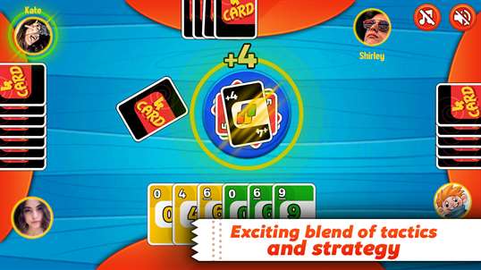 4 Colors Uno Card Game Free screenshot 3