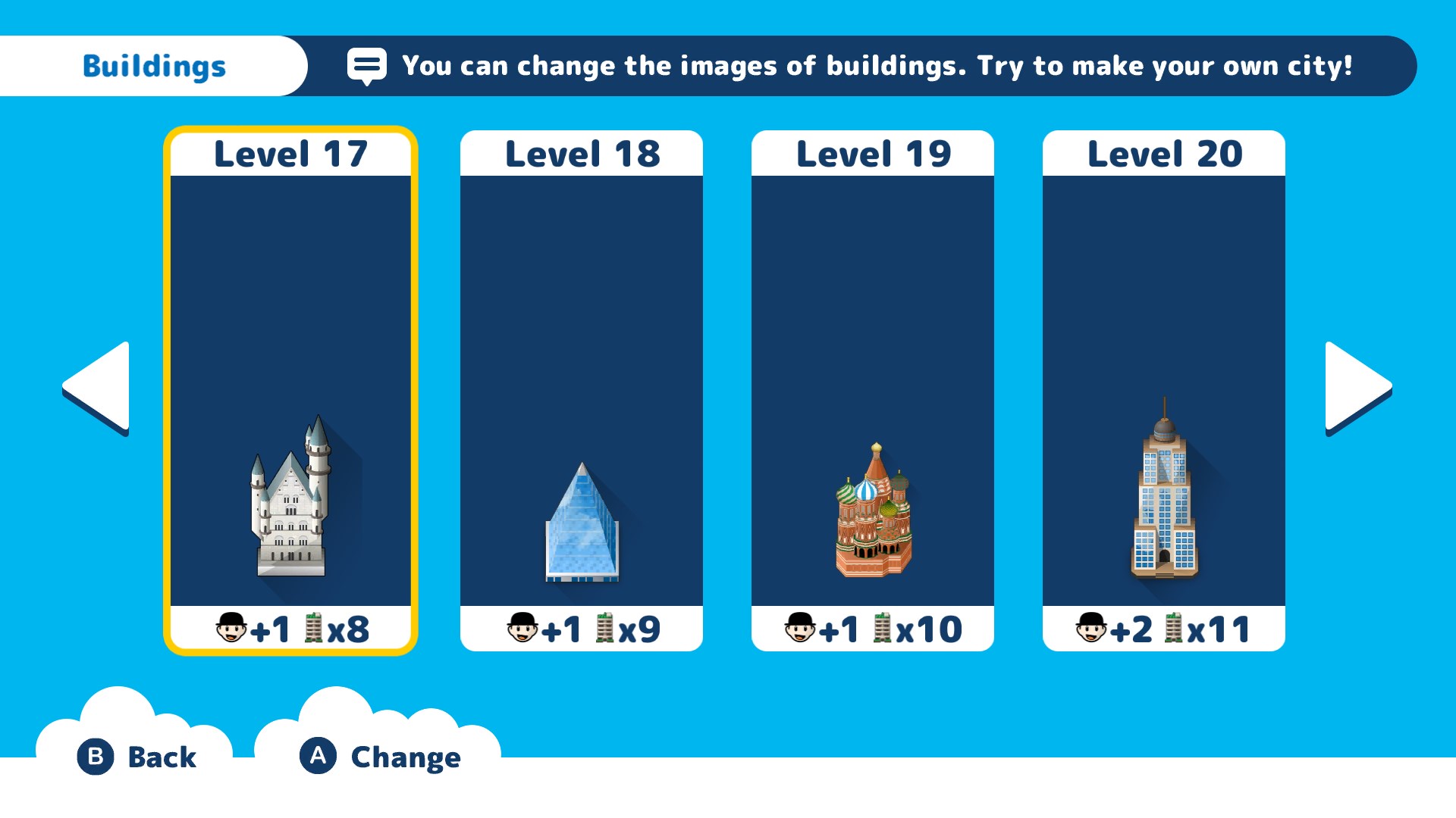 Level ex. Level City. 9 Level building.