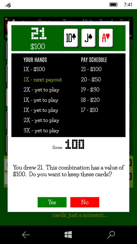 #2. Card Counters Memory Blackjack Game! (Windows) 由: Small Screen Software