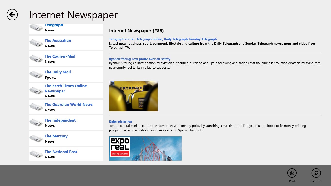 Версии com Ежедневная интернет газета. New newspapers for Windows. Интернет газета. Alpine – Internet News and email.