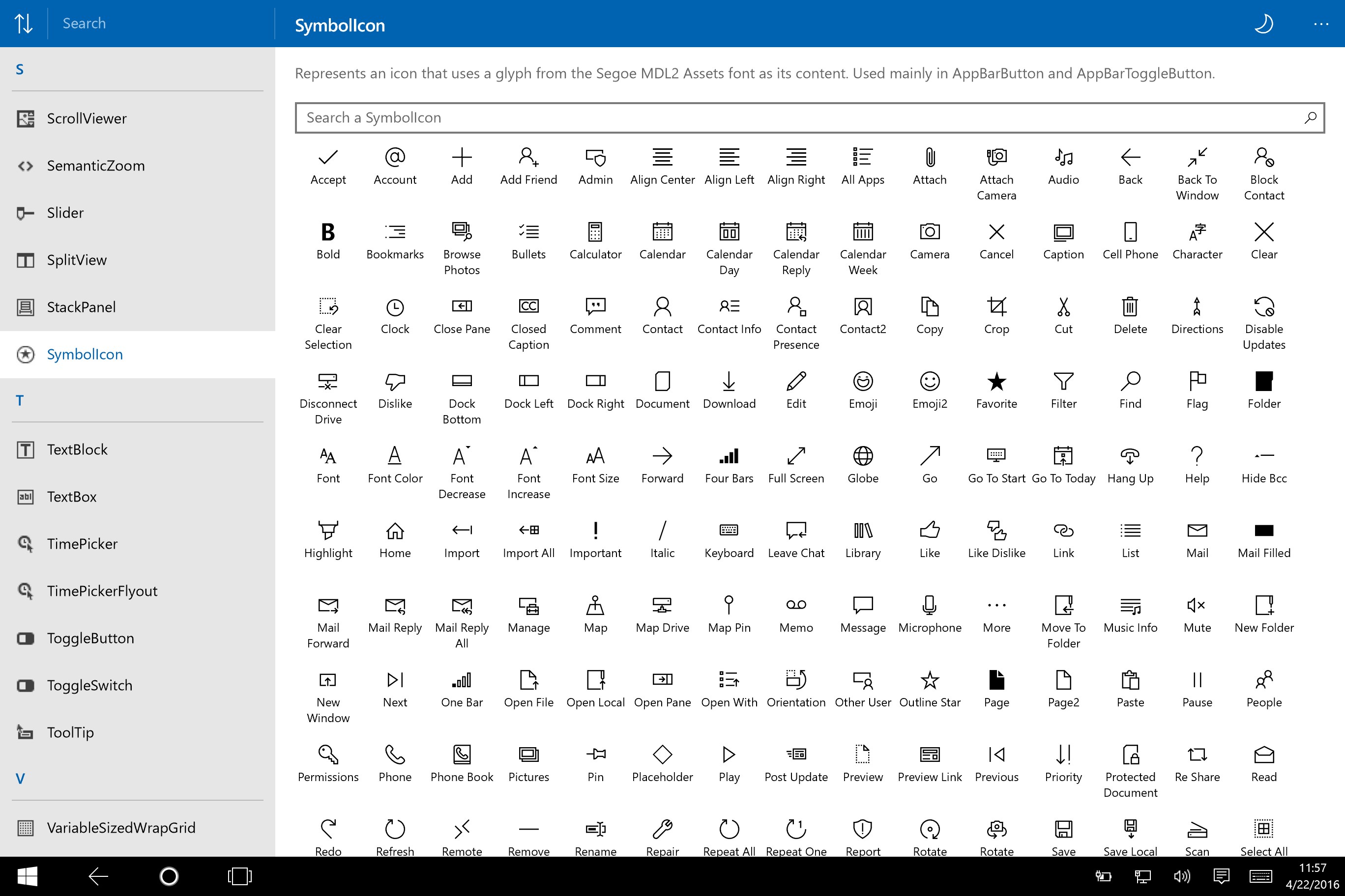 Коды символов для XAML. Microsoft.UI.XAML. Segoe UI Emoji. Microsoft UI XAML Controls INKTOOLBAR.