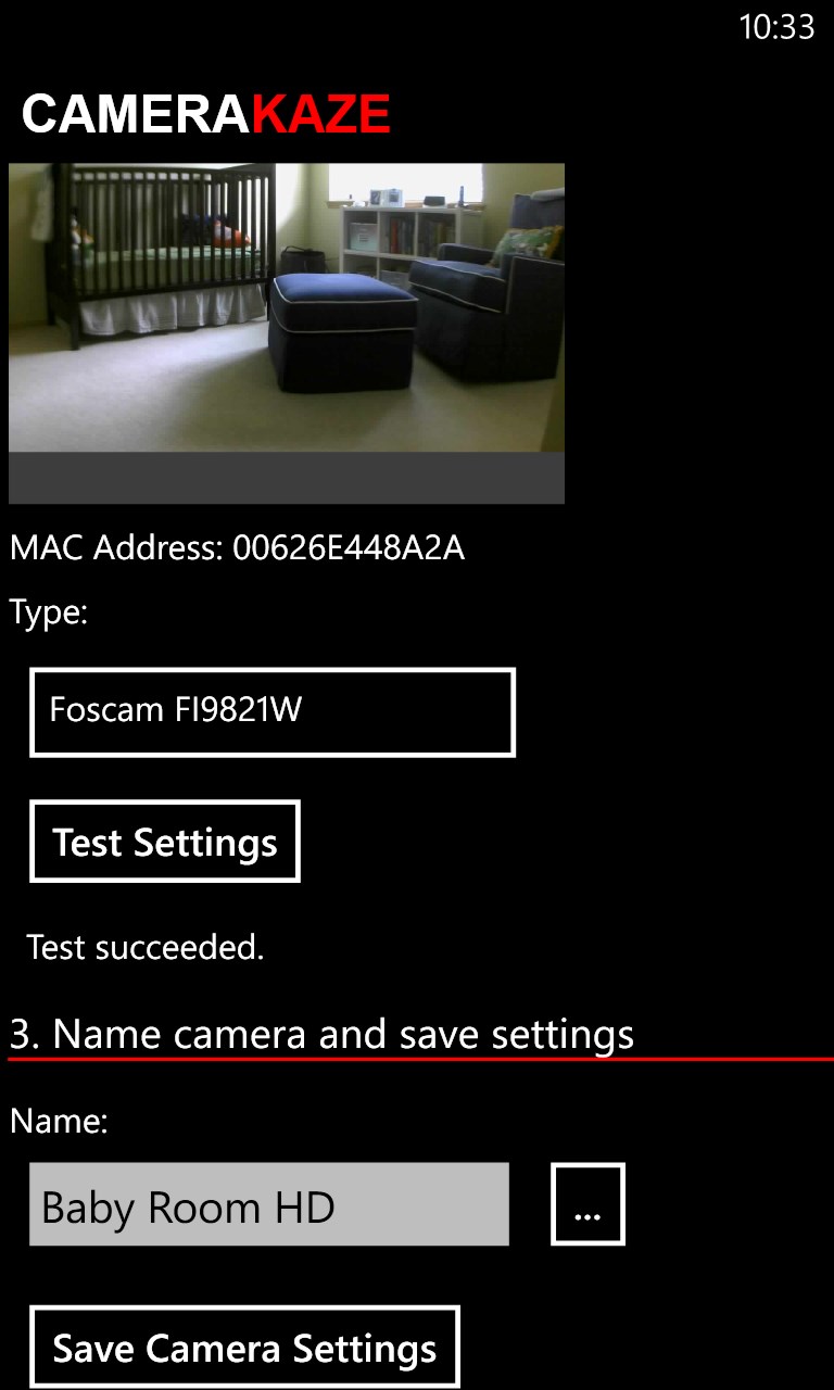 CameraKaze for Windows 10 Mobile