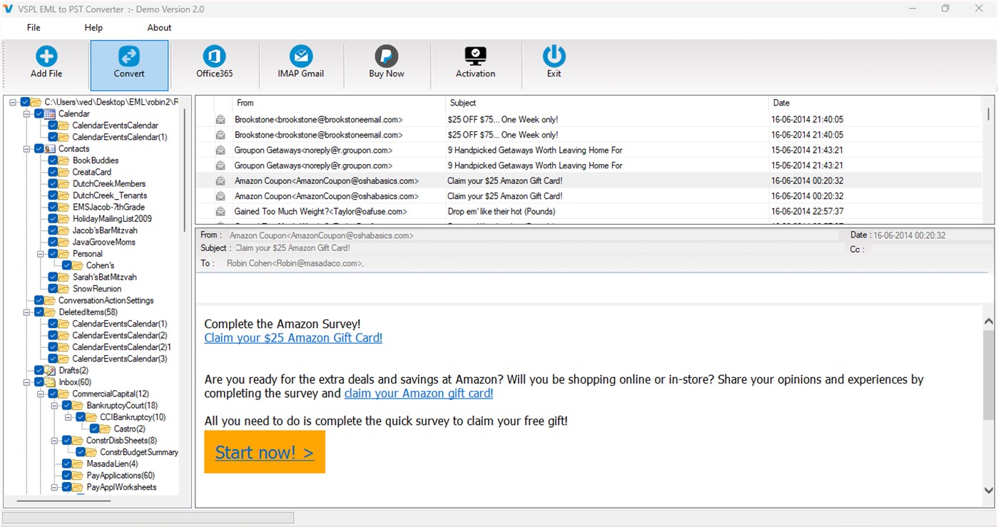 #4. EML to PST Converter (Windows) By: VARTIKA SOFTWARE PRIVATE LIMITED