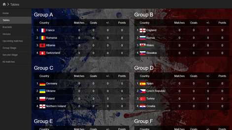 Euro 2016 Schedule Screenshots 2