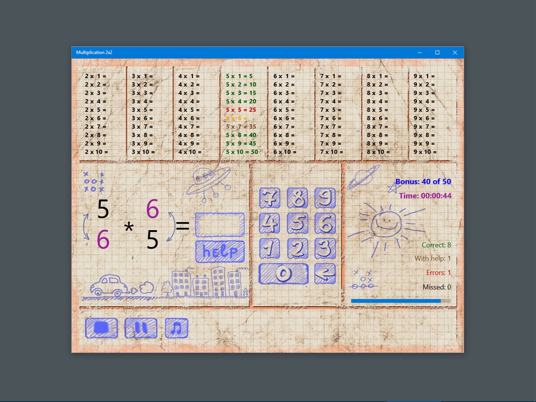 #2. Multiplication 2x2 (Windows) 게시자: Kostakov Maxim