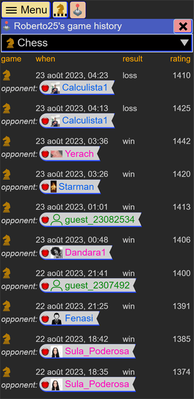 #2. Chess online game (Windows) 게시자: Player22.com