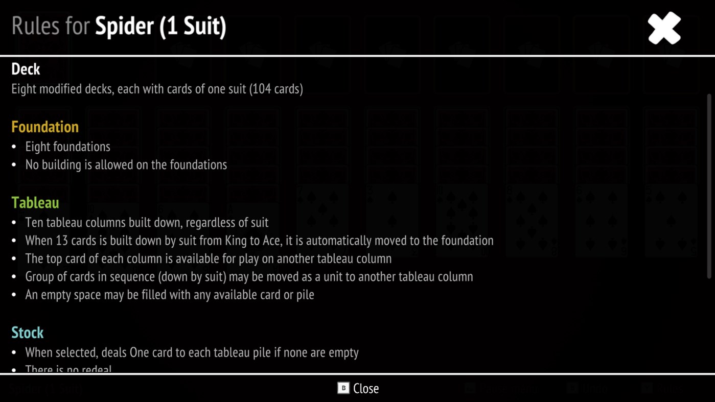 #10. Spider - Solitaire Collection (Xbox) 由: eSolutions Nordic AB