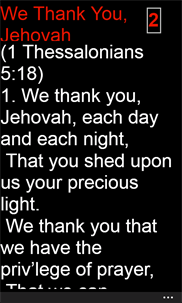 Jehovah's Songbook 7 screenshot 1