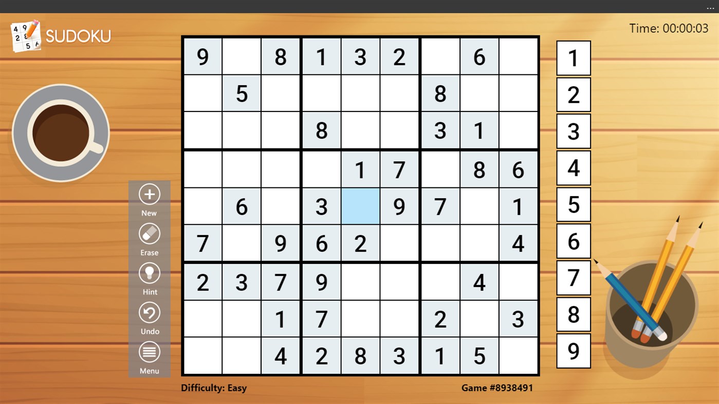 #1. Sudoku Free ! (Windows) 来自: TreeCardGames