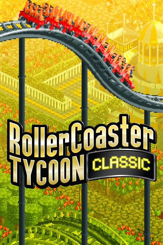 Box shot of RollerCoaster Tycoon Classic