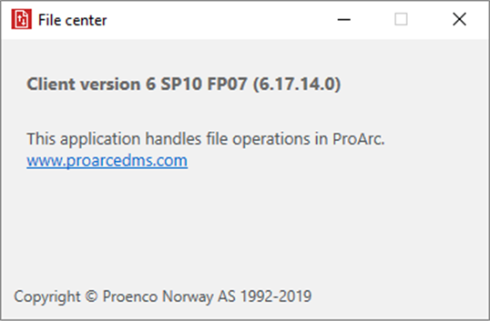 ProArc File Center screenshot 1
