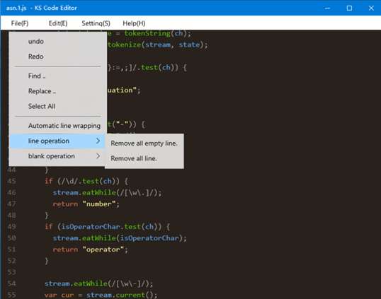 KS Code Editor screenshot 2