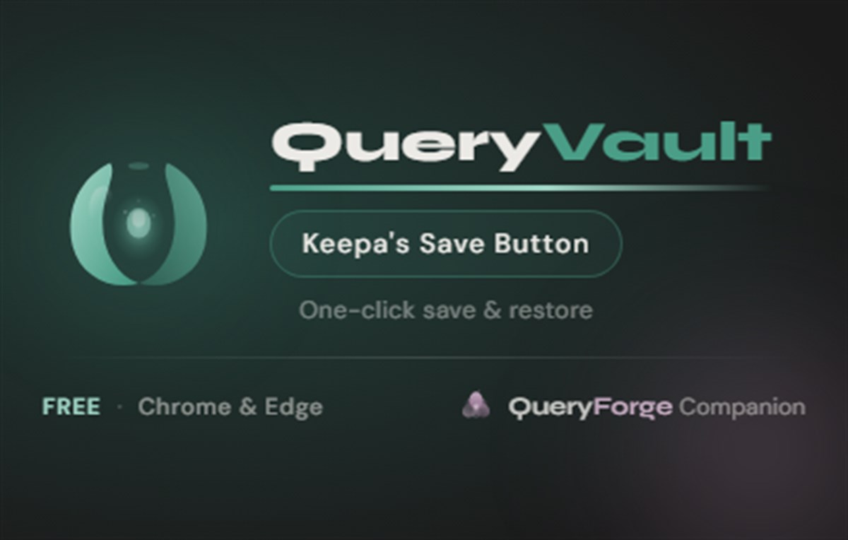 QueryVault — Keepa's Save and Schedule Buttons
