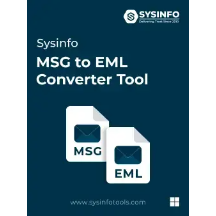 Sysinfo MSG to EML Converter image