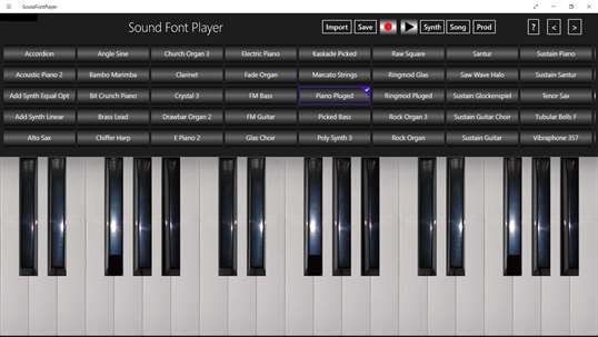 SoundFontPlayer screenshot 1