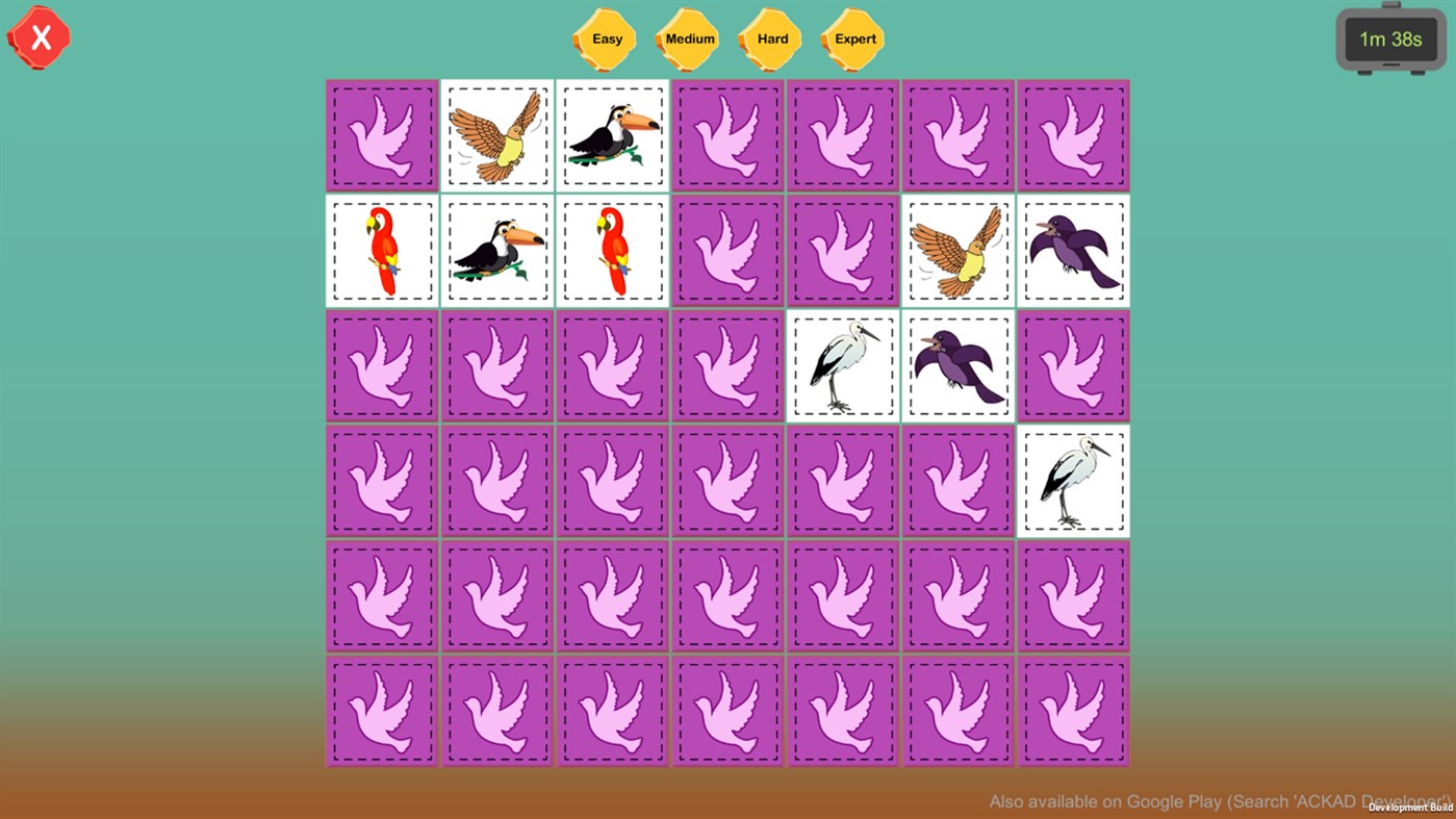 #5. Memory Game for All (Windows) Przez: ACKAD Developer