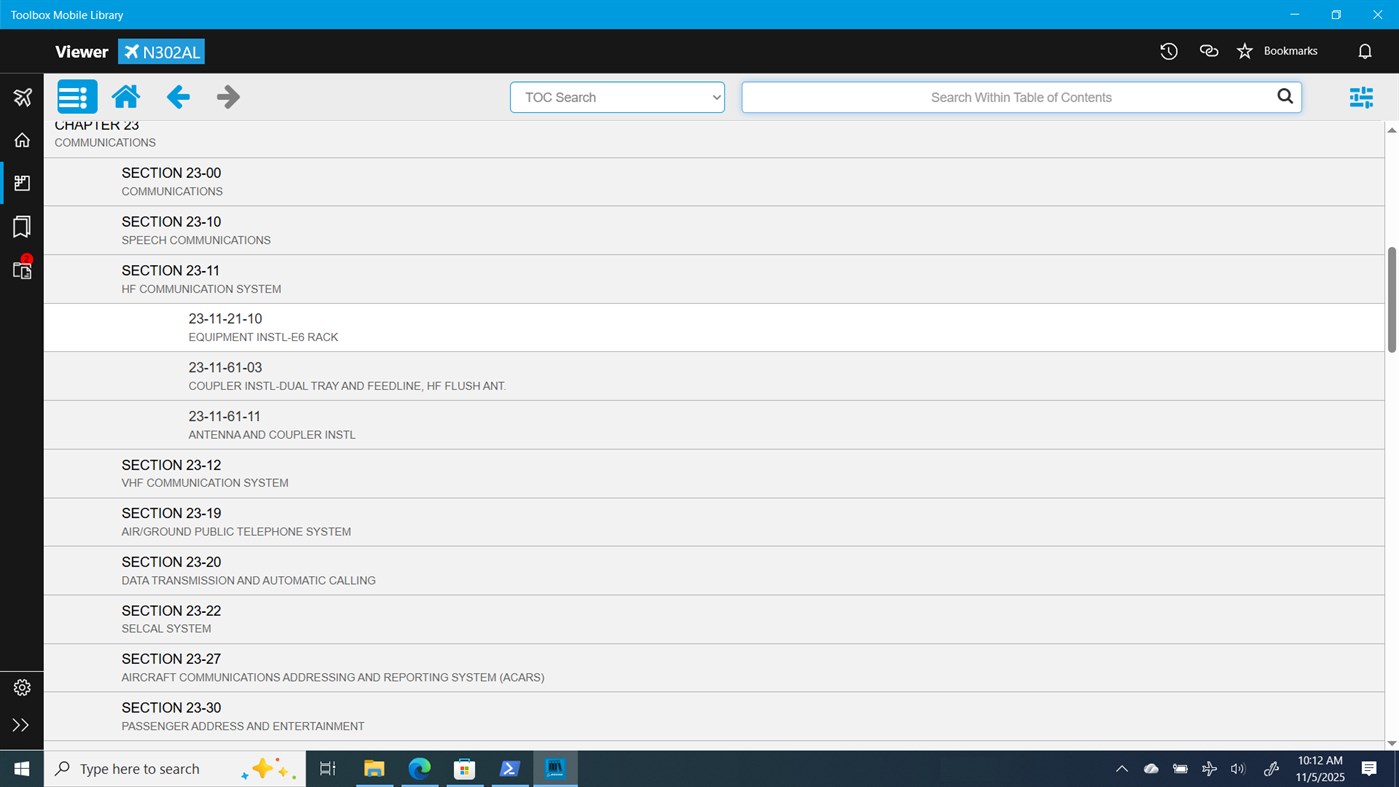 #3. Toolbox Mobile Library (Windows) 由: The Boeing Company