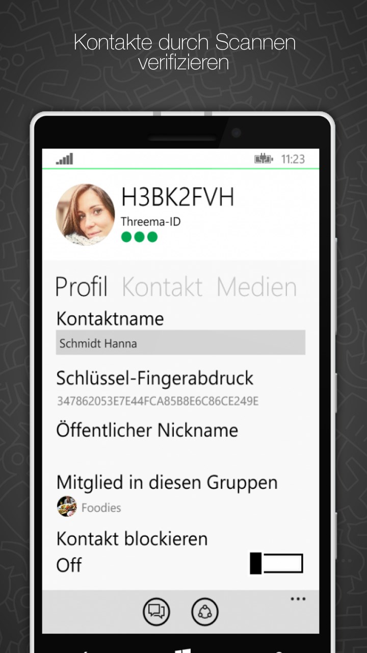 Threema Screenshot