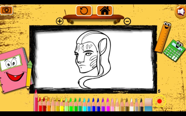 Avatar Coloring Book Game