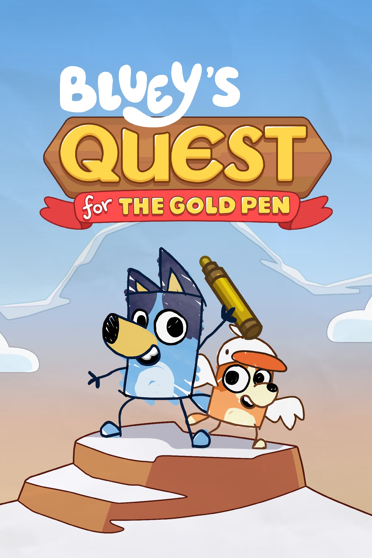 Bluey's Quest for the Gold Pen