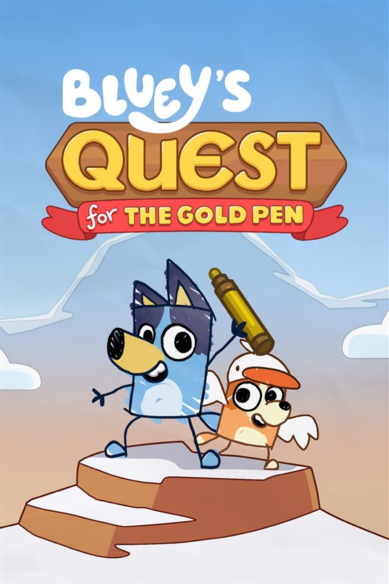 Box shot of Bluey's Quest for the Gold Pen