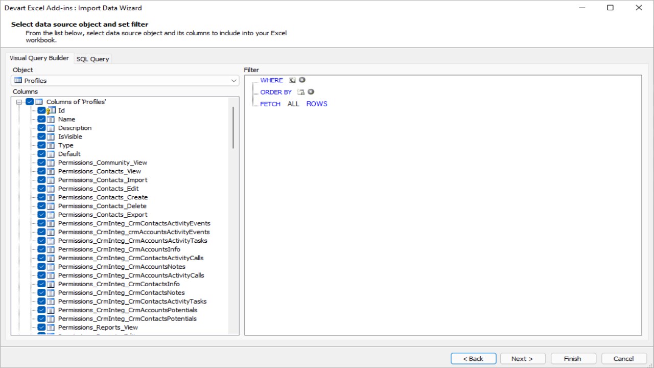 Snapshot 3 of Devart Connector for Zoho Desk from Excel