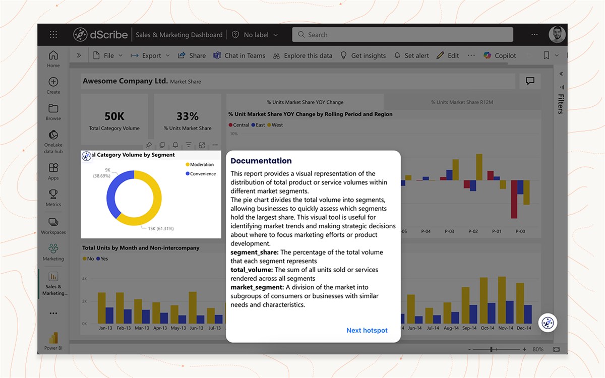 dScribe Data: Increase understanding & adoption of your BI reports