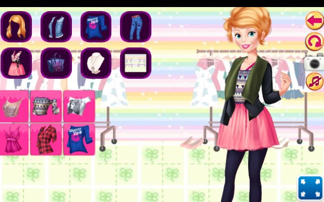 Evening Dress Up Game