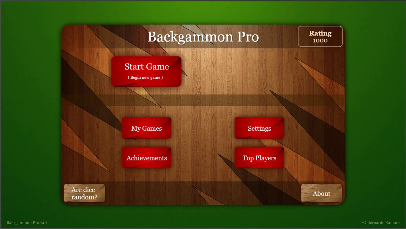 Backgammon Pro for Windows 10