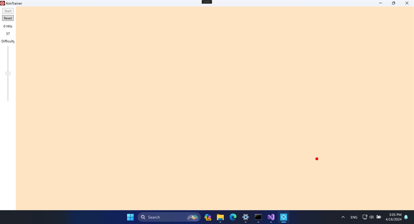 #2. Aim Trainer Widget. (Windows) Ved: Frant Coolson Efficient Studio