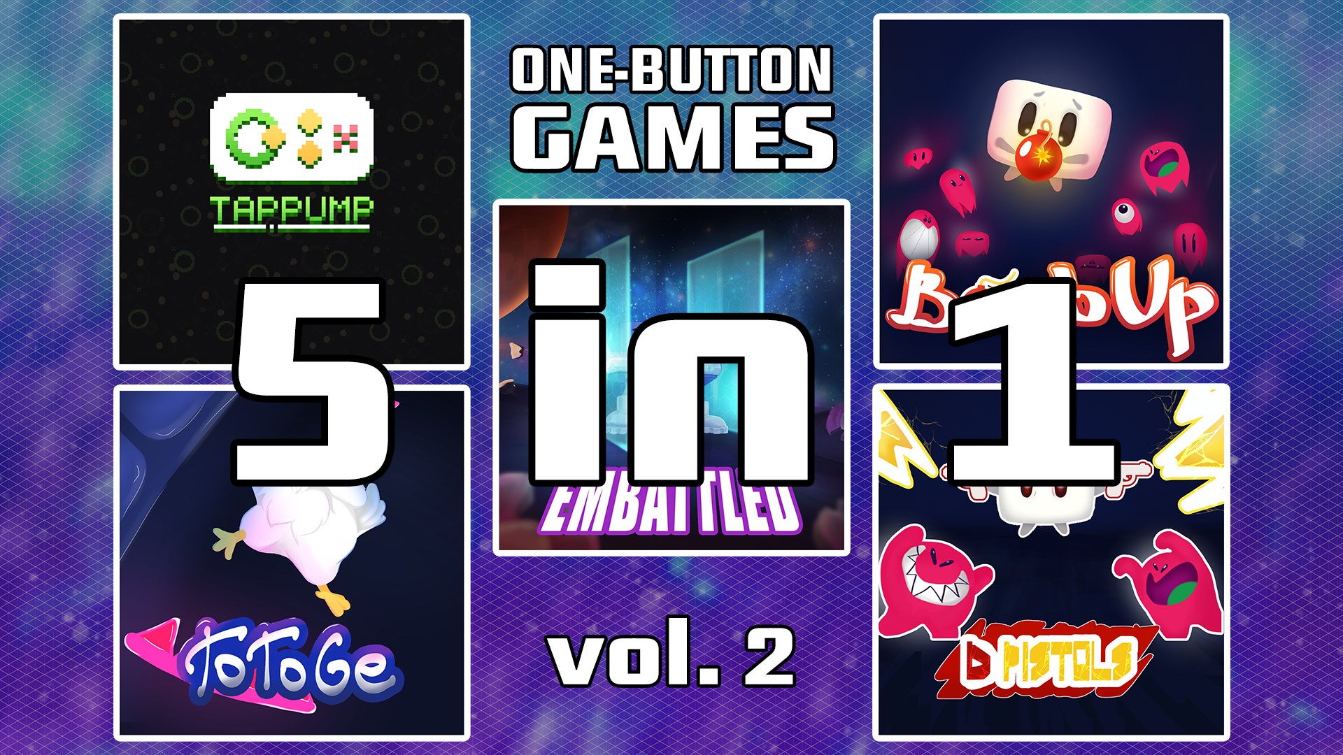 One Button Games 5-in-1 vol. 2