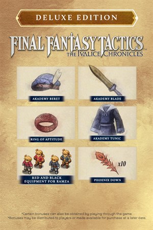 FINAL FANTASY TACTICS - The Ivalice Chronicles: Deluxe Edition Bonuses