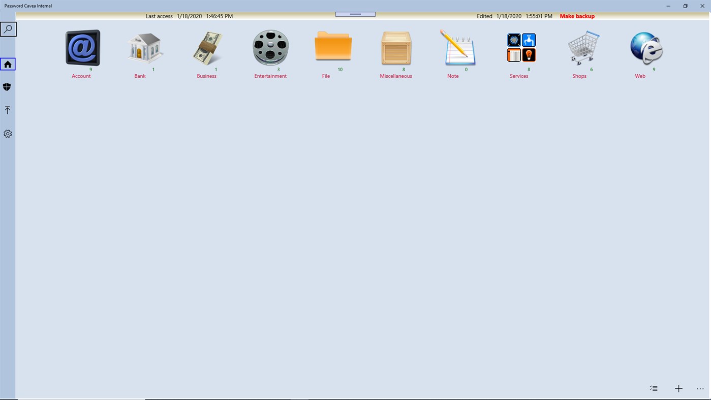 #1. Password Caveau (Windows) Podle: Giboc