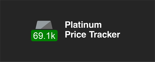 Platinum Price Tracker marquee promo image