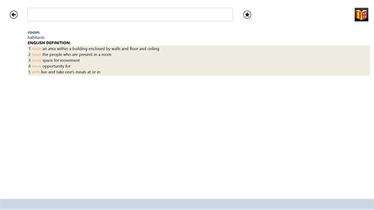 Catalan<>English Dictionary screenshot 2