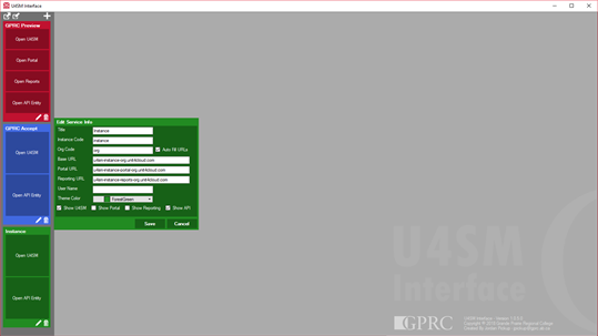 U4SM Interface screenshot 5