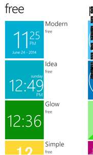 Live Tile Clock 8.1 screenshot 4