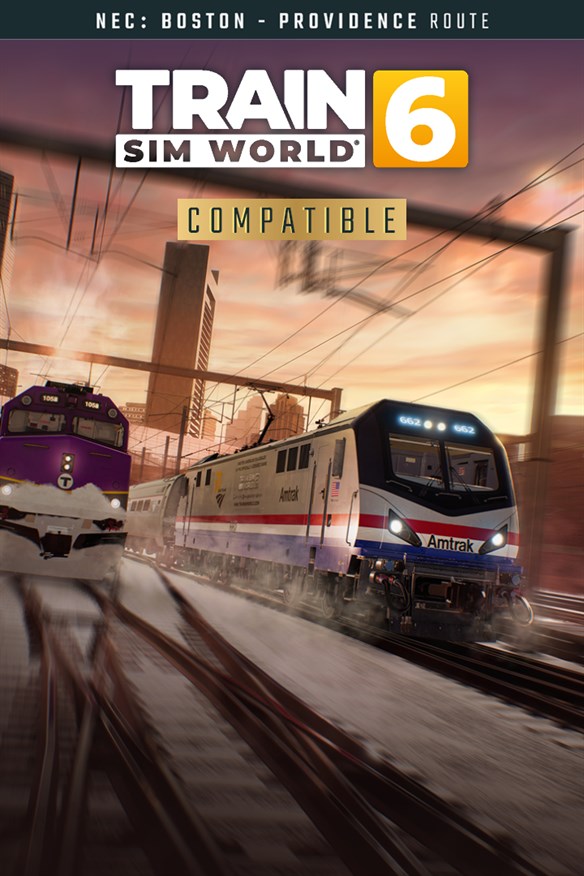 Train Sim World 6: Northeast Corridor: Boston - Providence Xbox Series X|S and Xbox One cover art