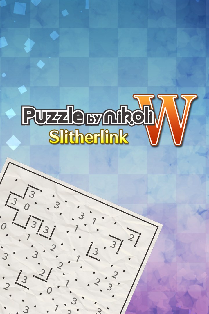 Puzzle by Nikoli W Slitherlink image