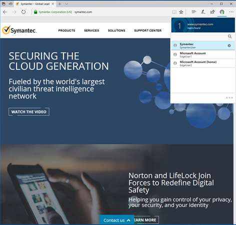 Norton Identity Safe Screenshots 2
