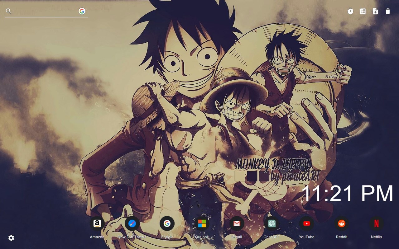 Monkey D. Luffy Wallpapers New Tab