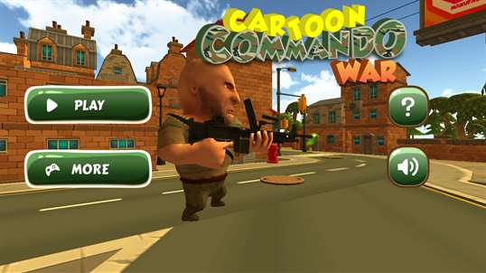 Cartoon Commando War 3D screenshot 1