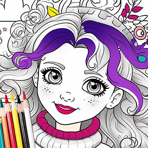 Colorful Creations: Digital Coloring Book