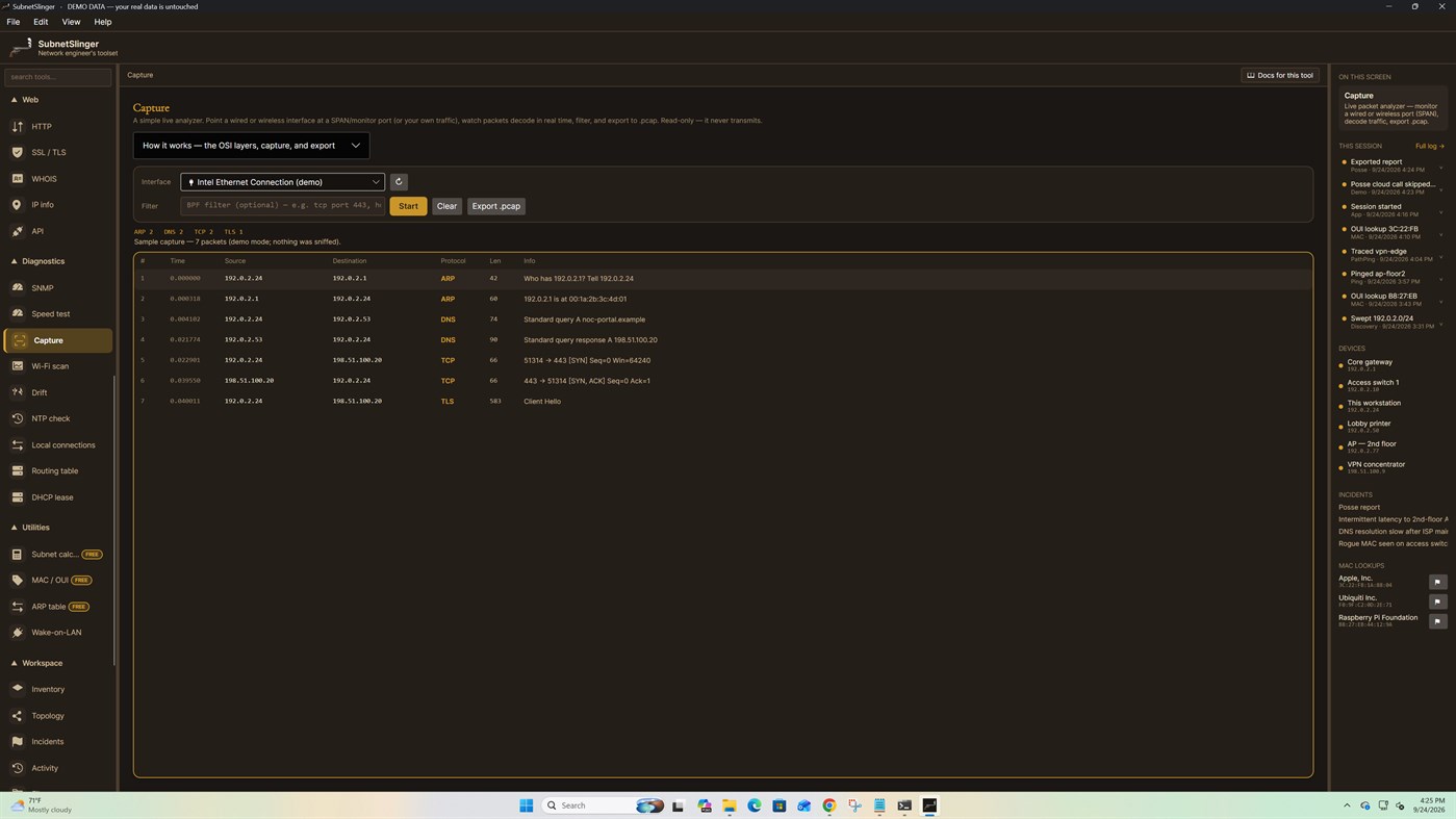 #4. SubnetSlinger (Windows) Przez: AISMITH PDX