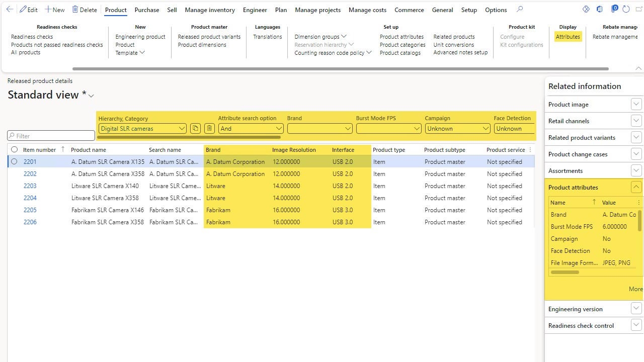 Snapshot 5 of Product attribute search